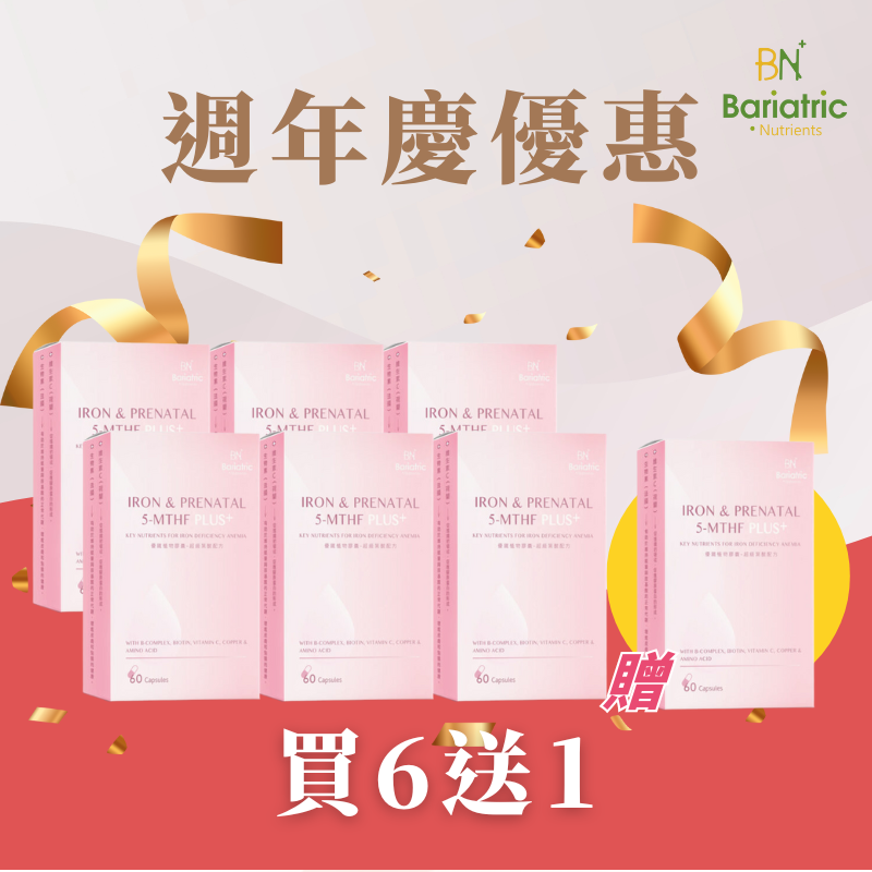 週年慶優惠│優鐵植物膠囊買6送1
